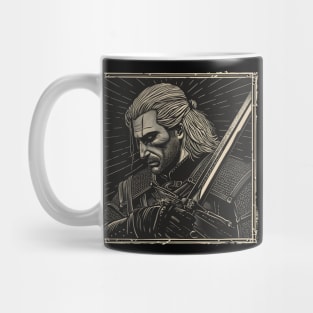 Geralt - The White Wolf Tarot Card Mug